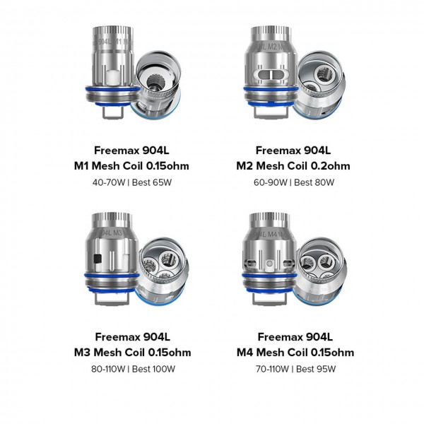 Freemax 904L M Mesh Replacement Coils 3PCS